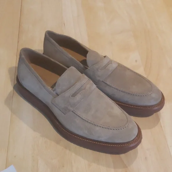 Johnson and Murphy Tan Venetian Penny Loafers, Size 9 Johnston & Murphy Men main image 2